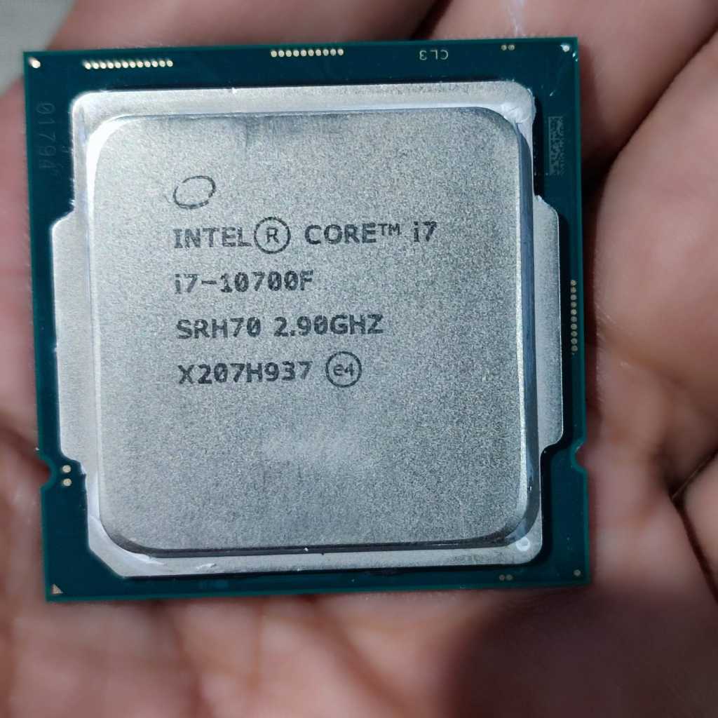 Processor Intel Core i7 10700F Kondisi Sangat Normal