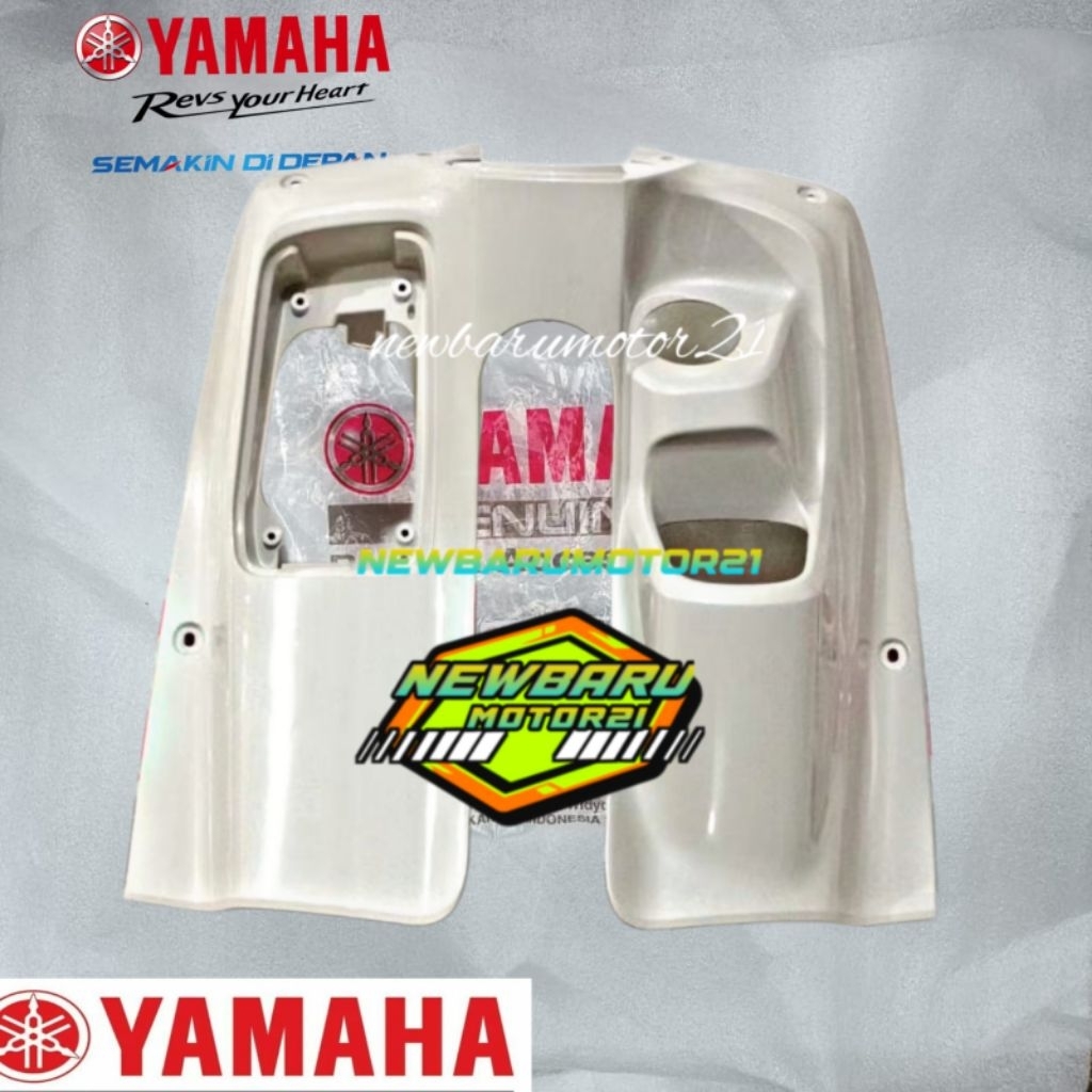 COVER KONTEN DASBOR SAKU FAZZIO FAZIO 125 PUTIH CREAM ORIGINAL YAMAHA YGP