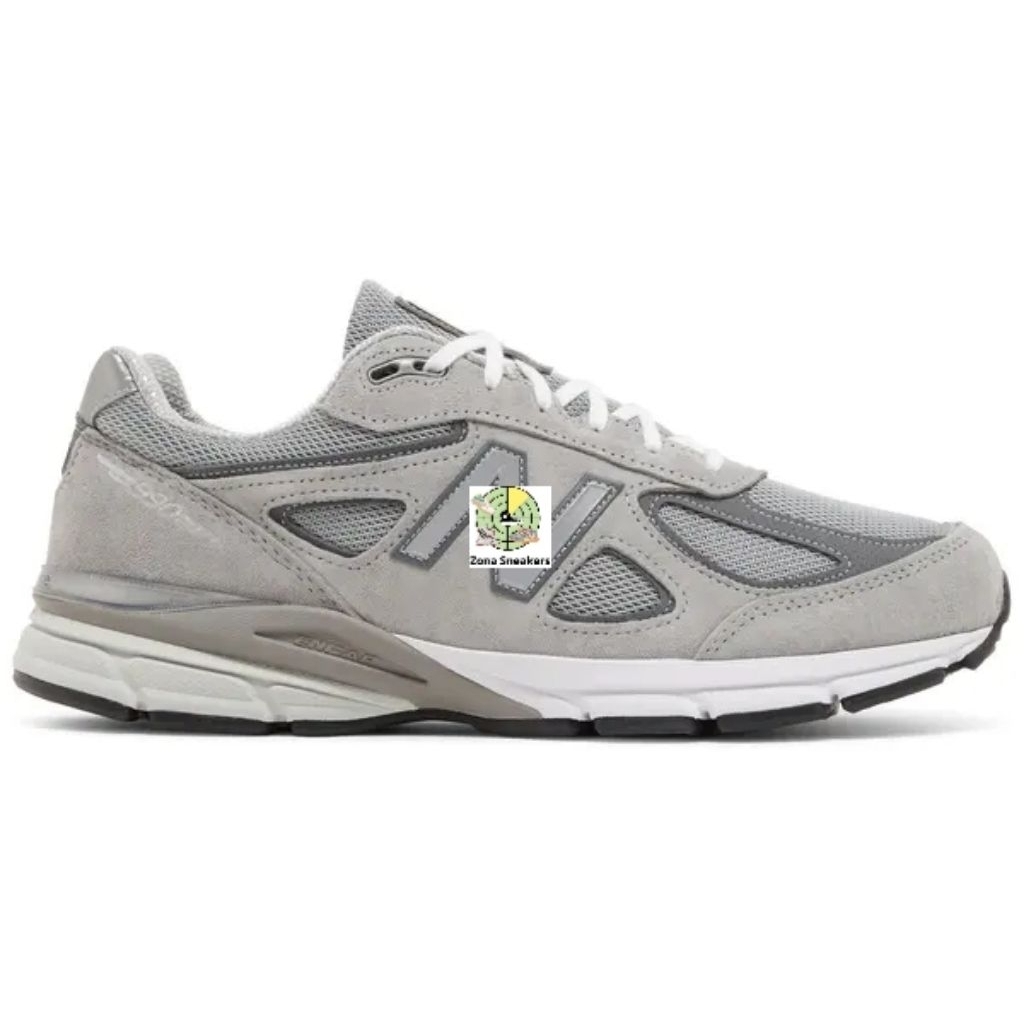 Sepatu NB 990v4 Grey Silver SKU U990GR4