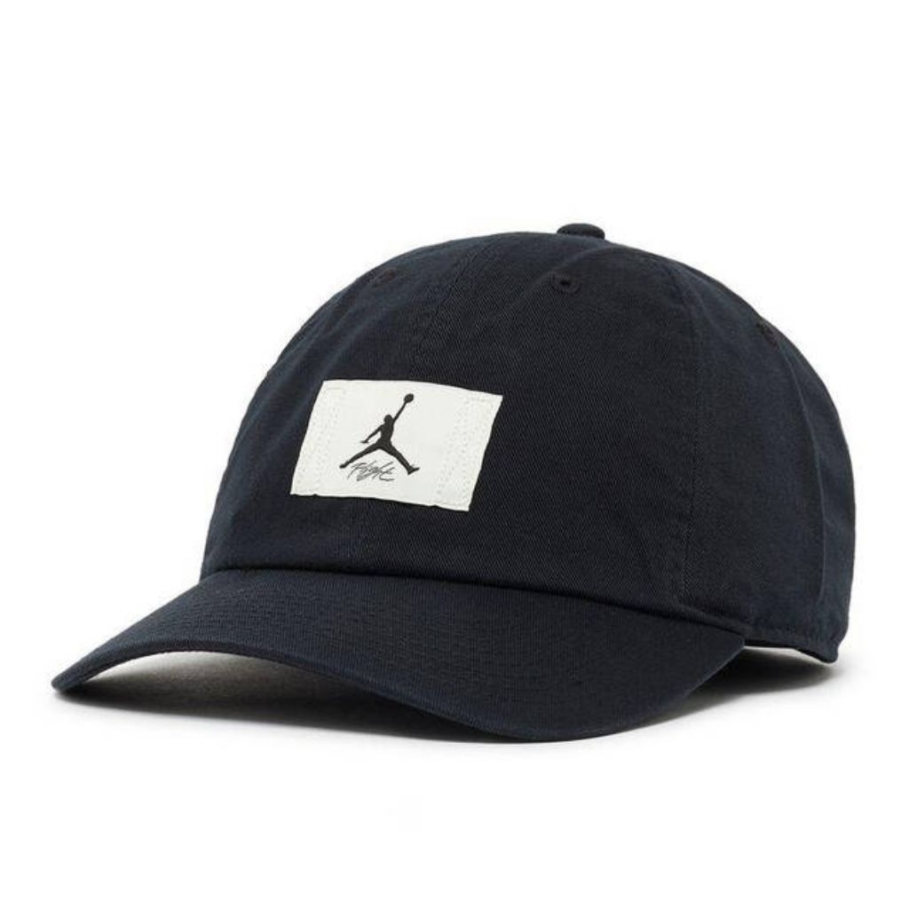 NIKE UNISEX BASKETBALL JORDAN CLUB CAP ORIGINAL TOPI PRIA WANITA -BLACK