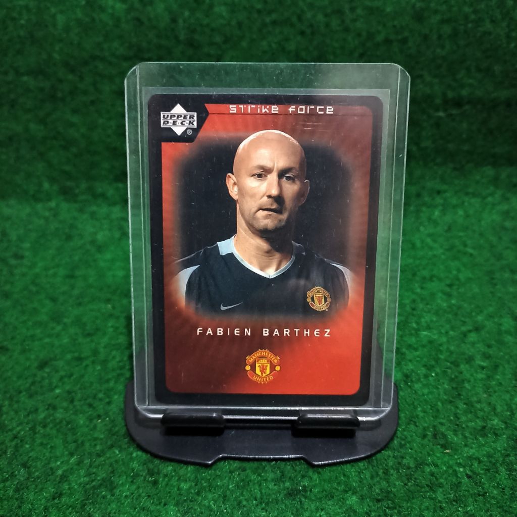 KARTU BOLA FABIEN BARTHEZ MANCHESTER UNITED UPPER DECK 2003