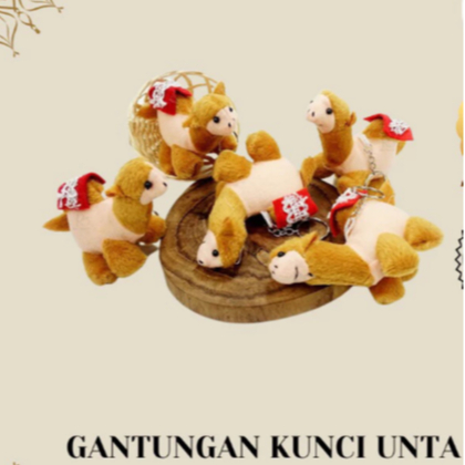 Gantungan Kunci Unta / Boneka unta / Oleh oleh haji umroh