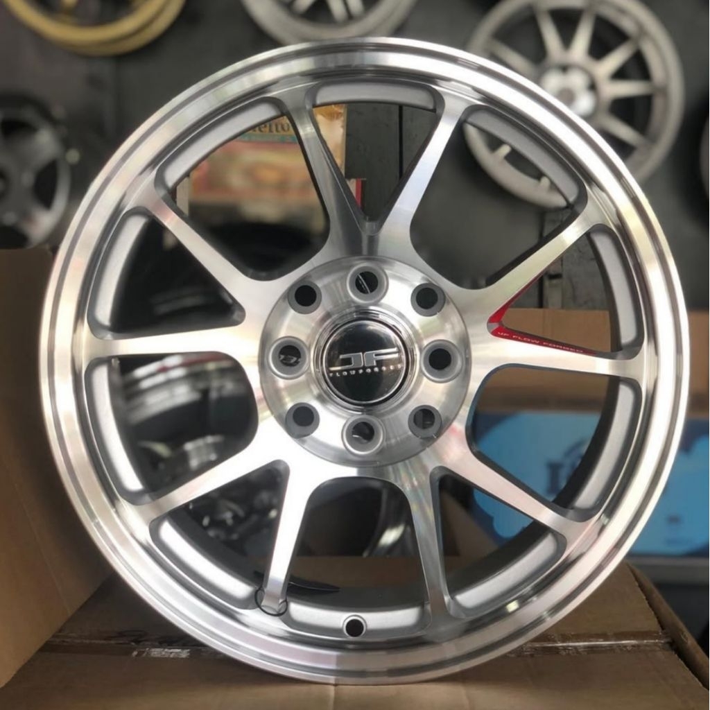 velg VENOM 6 FLOW FORMING ring 15 lebar 6,5 et 42 velg mobil r15 Avanza Xenia Livina Wuling binguo k