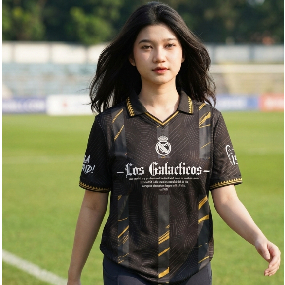 Real Madrid Jersey Hala Madrid Baju Sepak Bola Pria Wanita COD Bayar Saat Barang Sampai  Sport