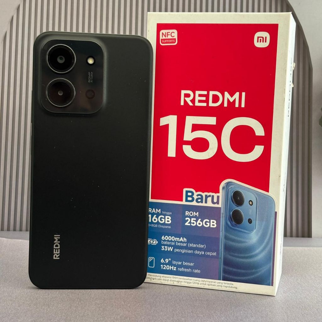 [SECOND] REDMI 15C 8/256GB. FULLSET ORIGINAL