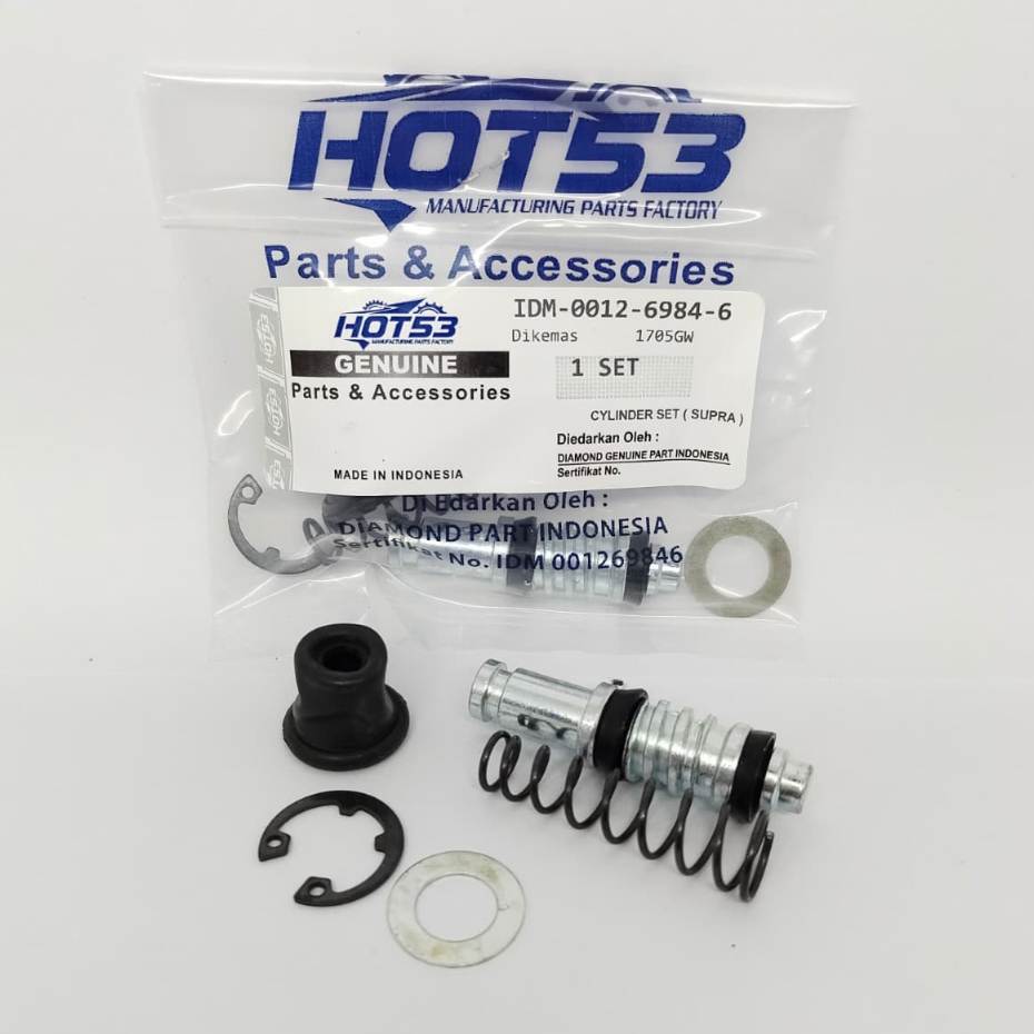 ISI MASTER REM CAKRAM SUPRA X (HOT-53) ISI MASTER REM KIT DEPAN MOTOR HONDA KARISMA DIAMOND
