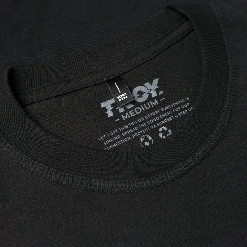 Troy Company Kaos Pria Lengan Panjang Hitam - Ibil Longsleeve Tshirt Black LSD 2172