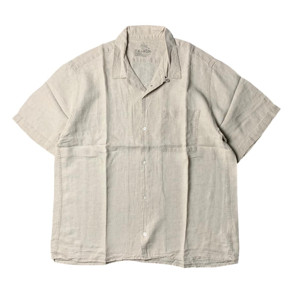 Urban Garment City Boys Linen Open Collar Shirt