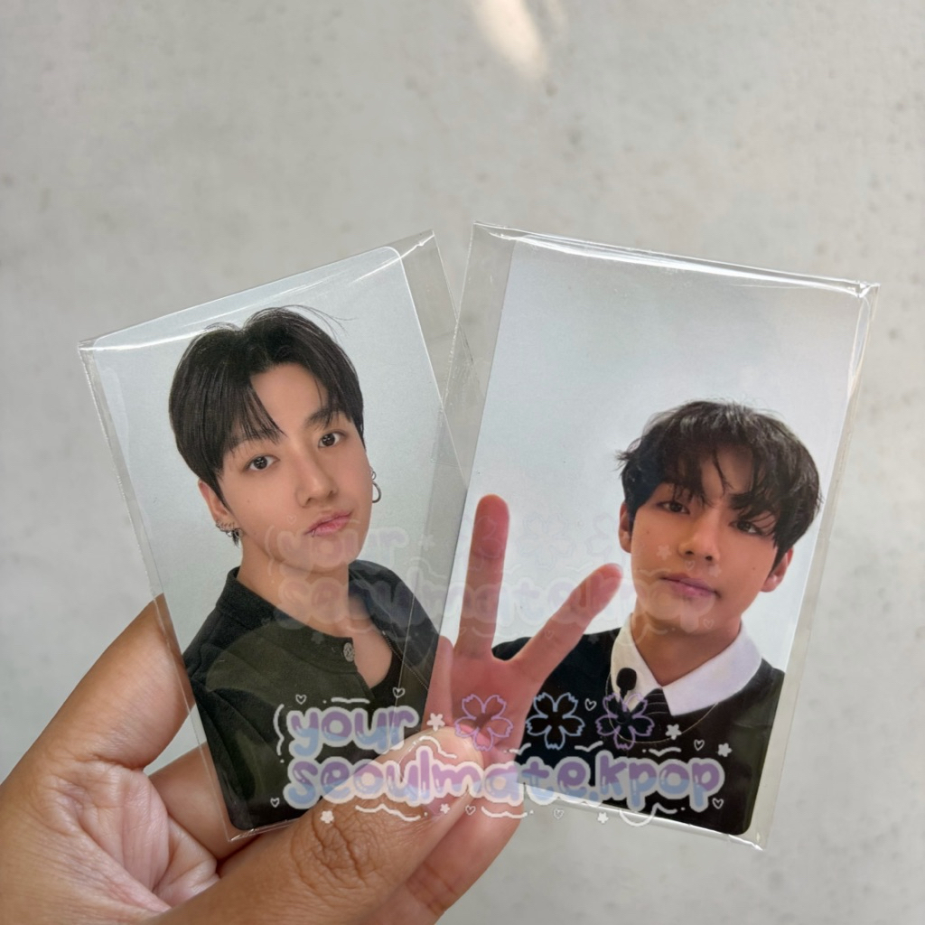 PHOTOCARD BTS JUNGKOOK TAEHYUNG POB WEVERSE OFFICIAL