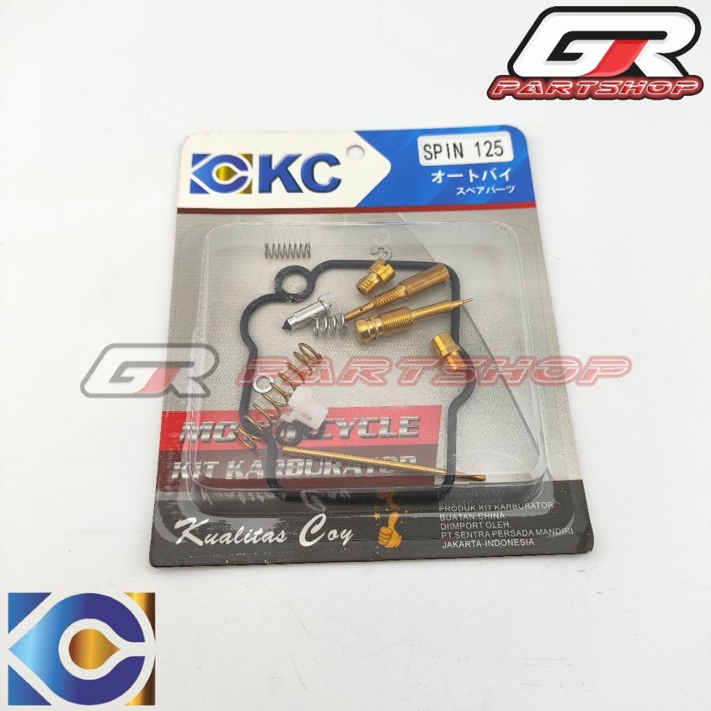 REPARKIT SUZUKI SPIN 125 SKYWAVE SKYDRIVE HAYATE MERK KC KARBURATOR KIT CARBURATOR KARBU SPUYER SET 