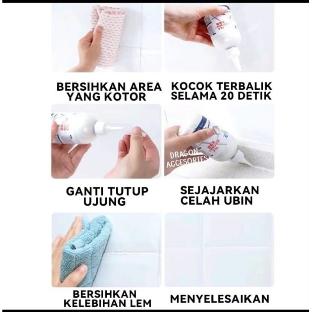 Tile Reform - Pengisi Celah Nat Keramik / Nat Lantai / Dempul Lantai