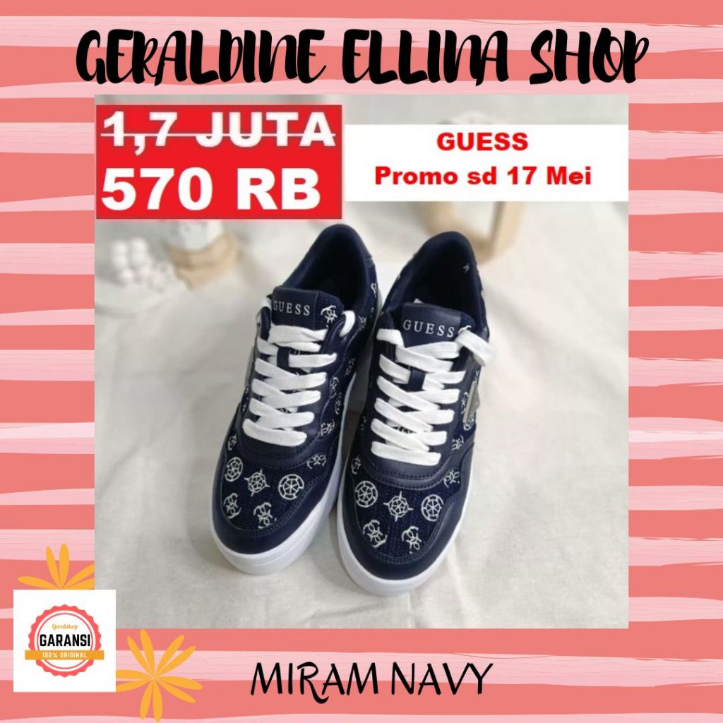 Sepatu Guess wanita 100% original SALE MIRAM