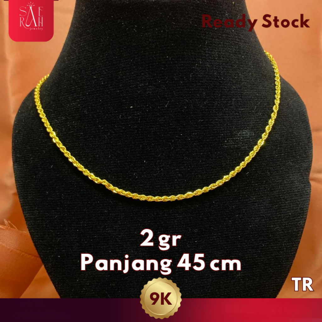 Kalung Emas 9K - Toko Emas Saerah - 2 Gram 272