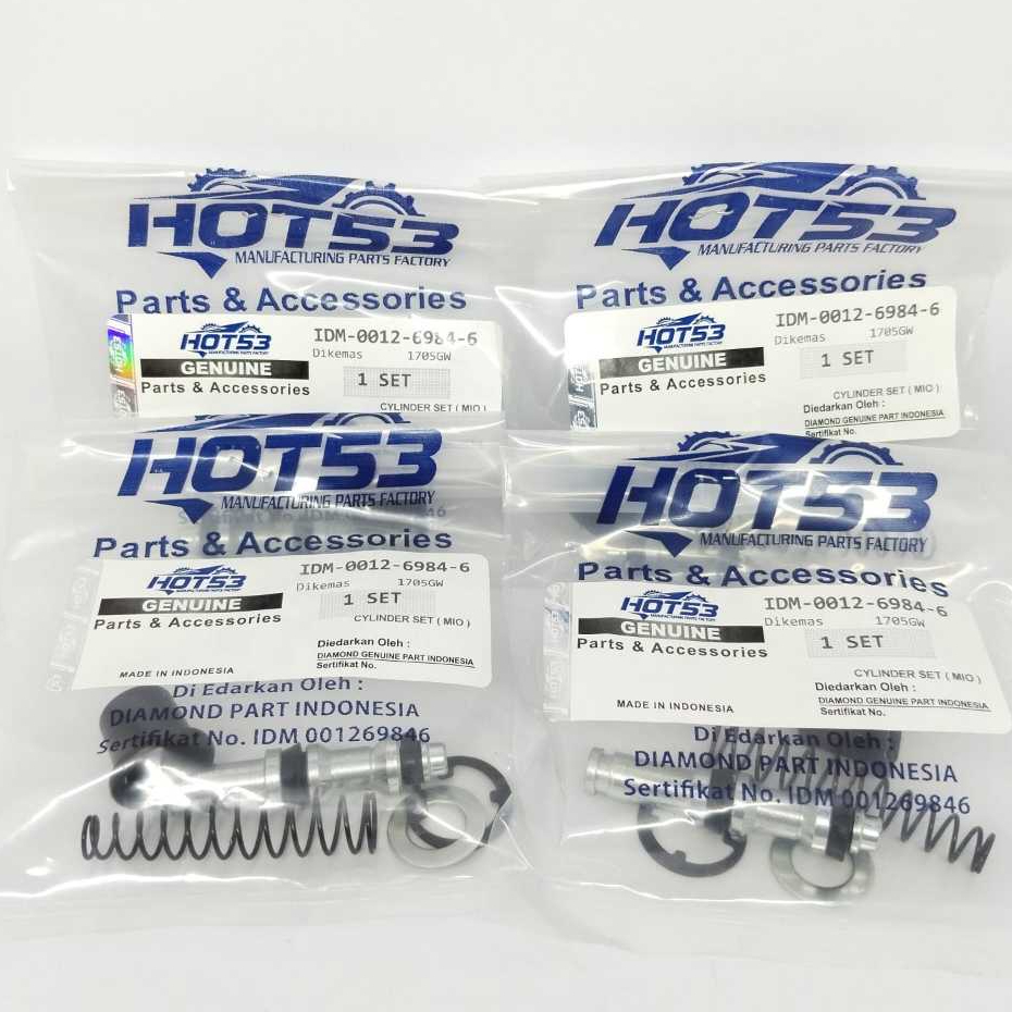 ISI MASTER REM MIO HOT 53 - CYLINDER SET MASTER REM MOTOR YAMAHA MIO "HOT 53"