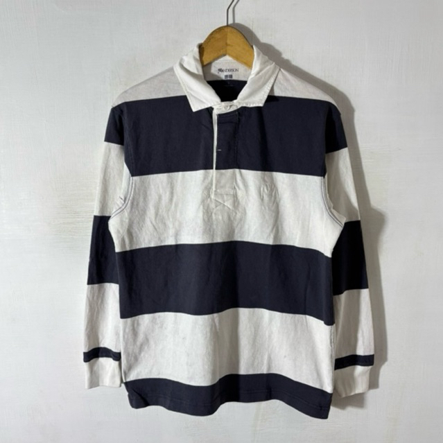 POLO LONGSLEEVE UNIQ LO X JWANDERSON STRIPE