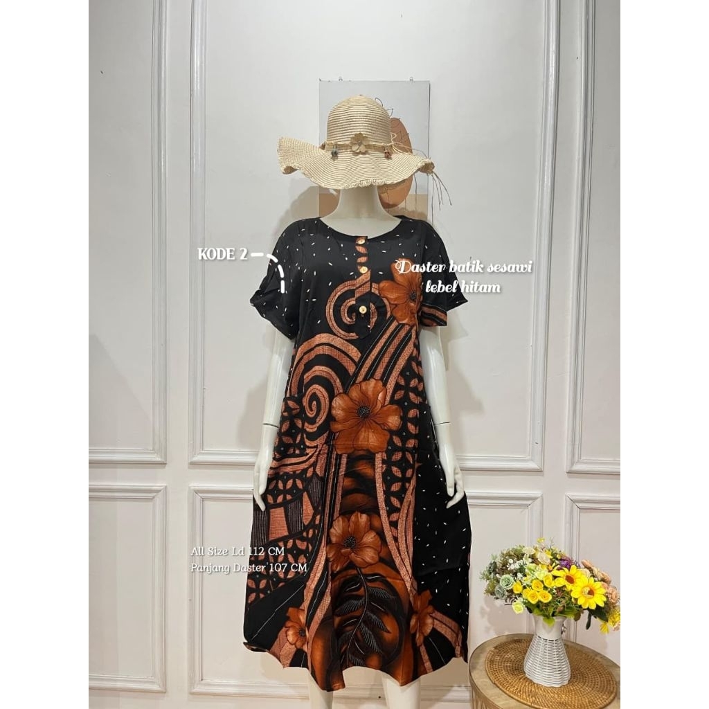 Daster Batik Sesawi Label Hitam