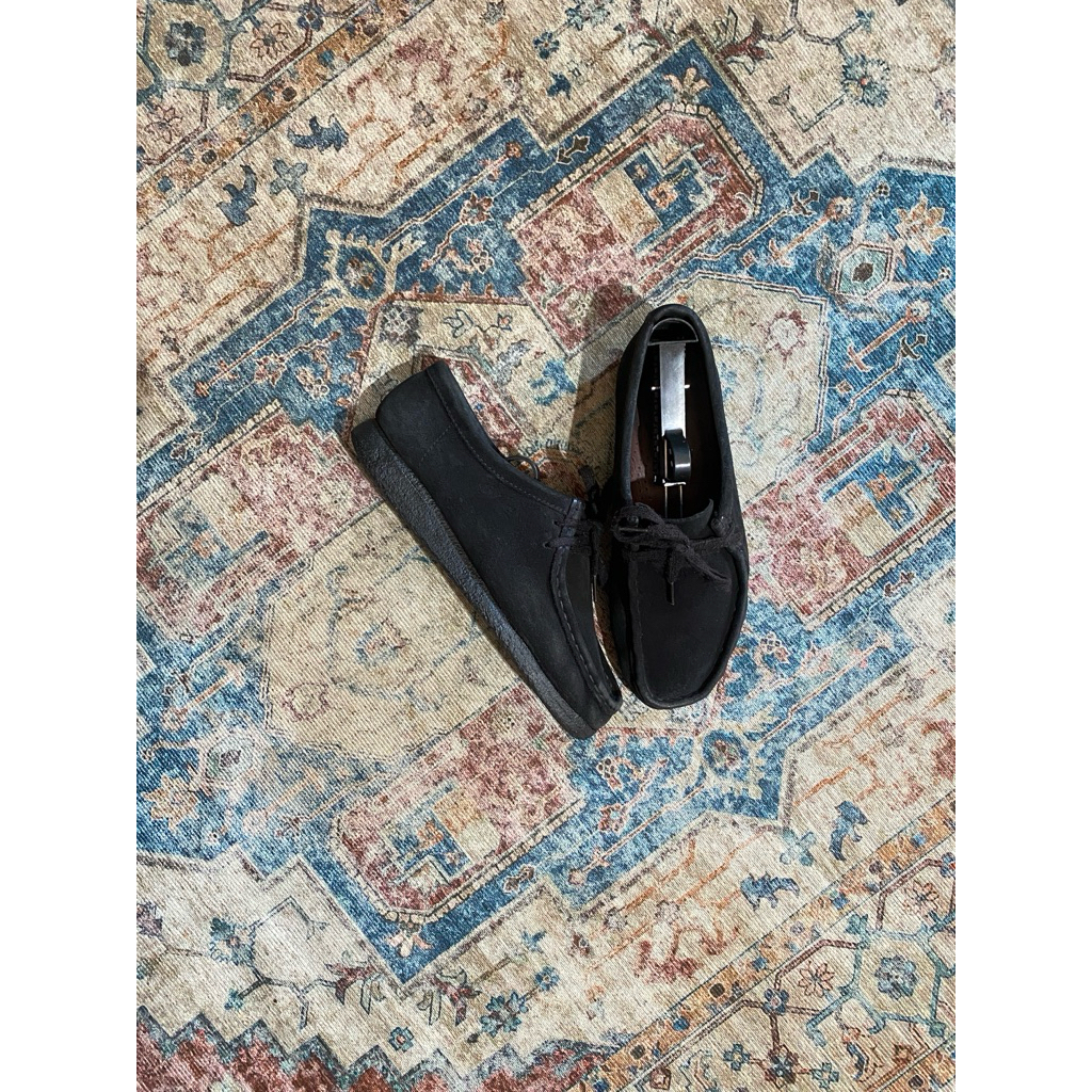 Clarks Wallabee Black Sde