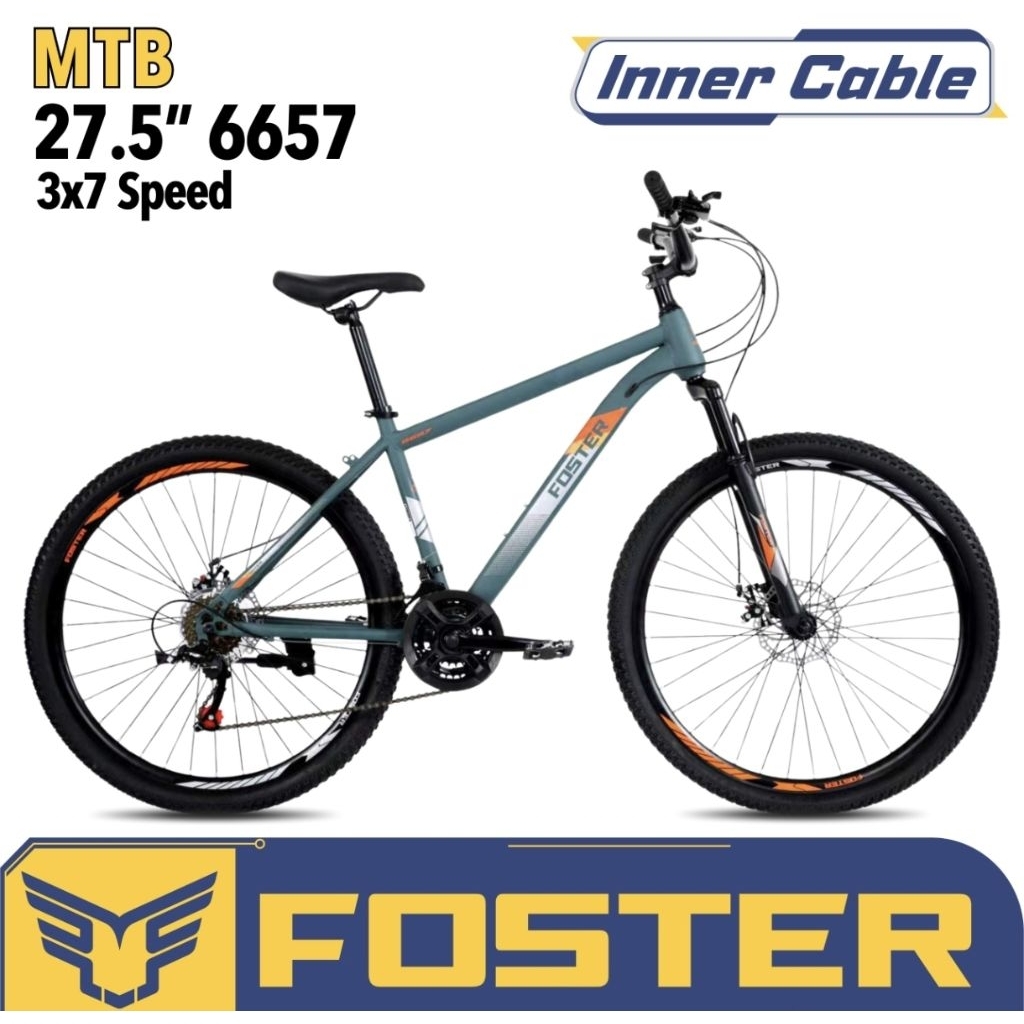 SEPEDA MTB 27,5 FOSTER 6657 / SEPEDA GUNUNG 27,5 FOSTER 6657