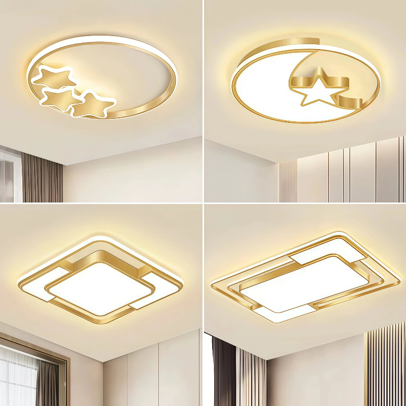 Lampu Plafon Rumah Lampu Plafon Modern Minimalis LED 3 Warna Lampu Hias Dinding LED Untuk