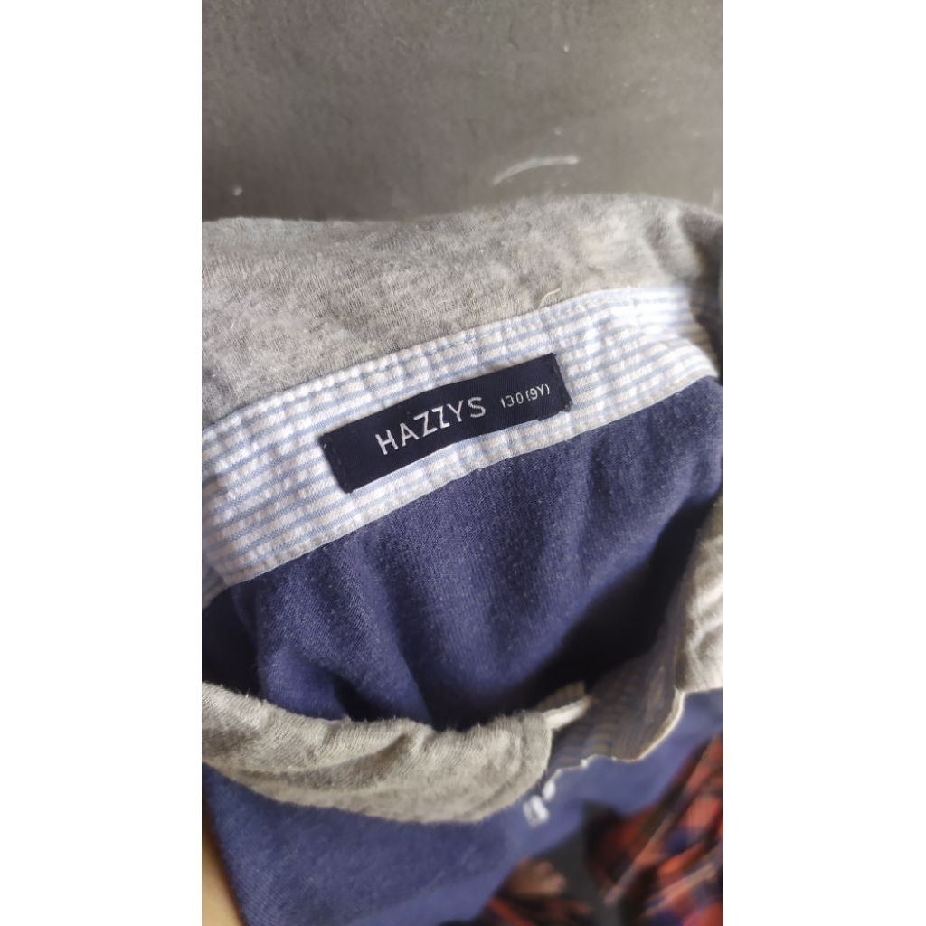 atasan kaos kerah anak brand hazzys