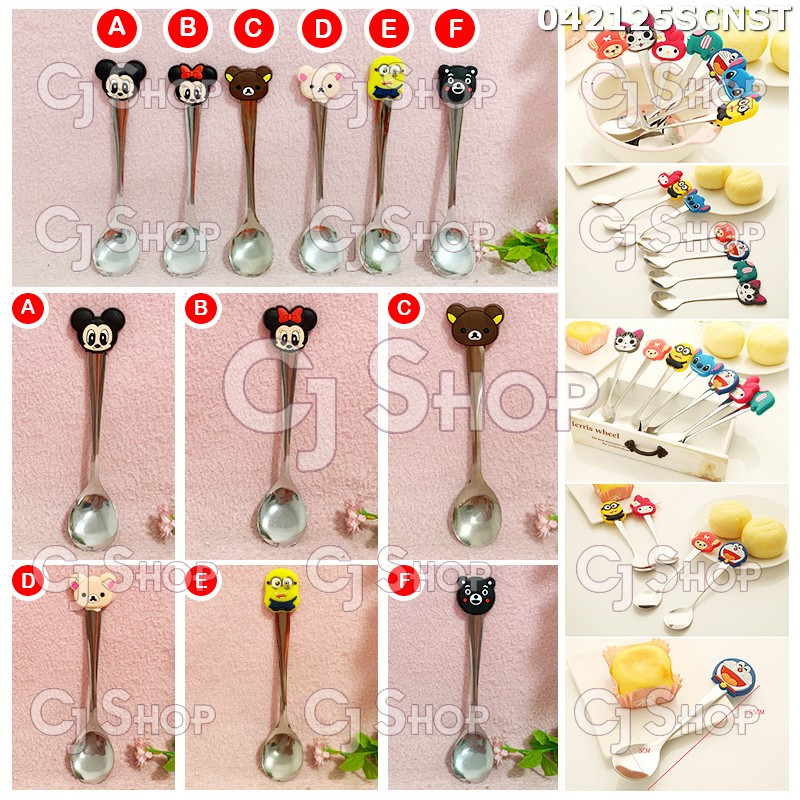 Sendok Teh Sendok Kopi Mickey Minnie Rilakkuma Korilakkuma Minion Kumamon 042125