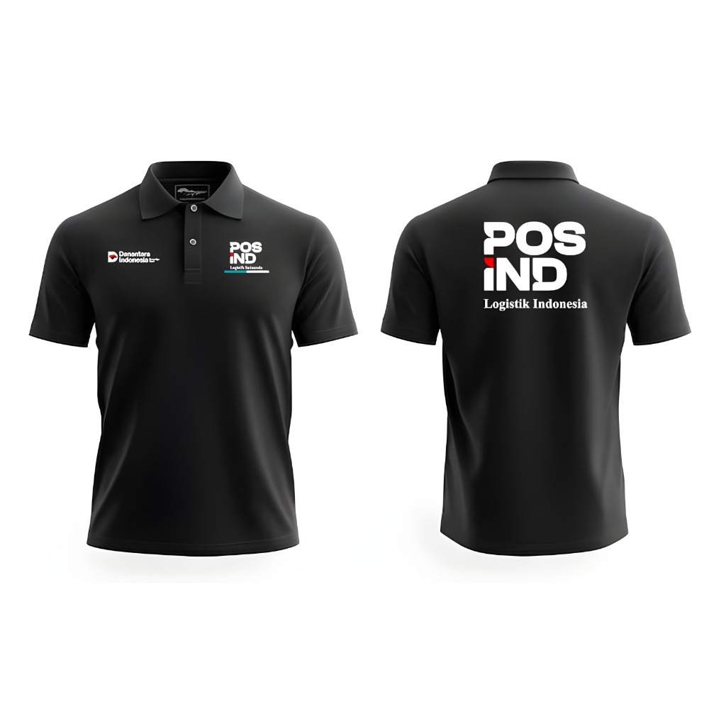 Kaos Polo Shirt Tshirt Baju Kerah Distro DANATARA POS INDONESIA LOGISTIK BUMN DANA TARA POSIND sablo