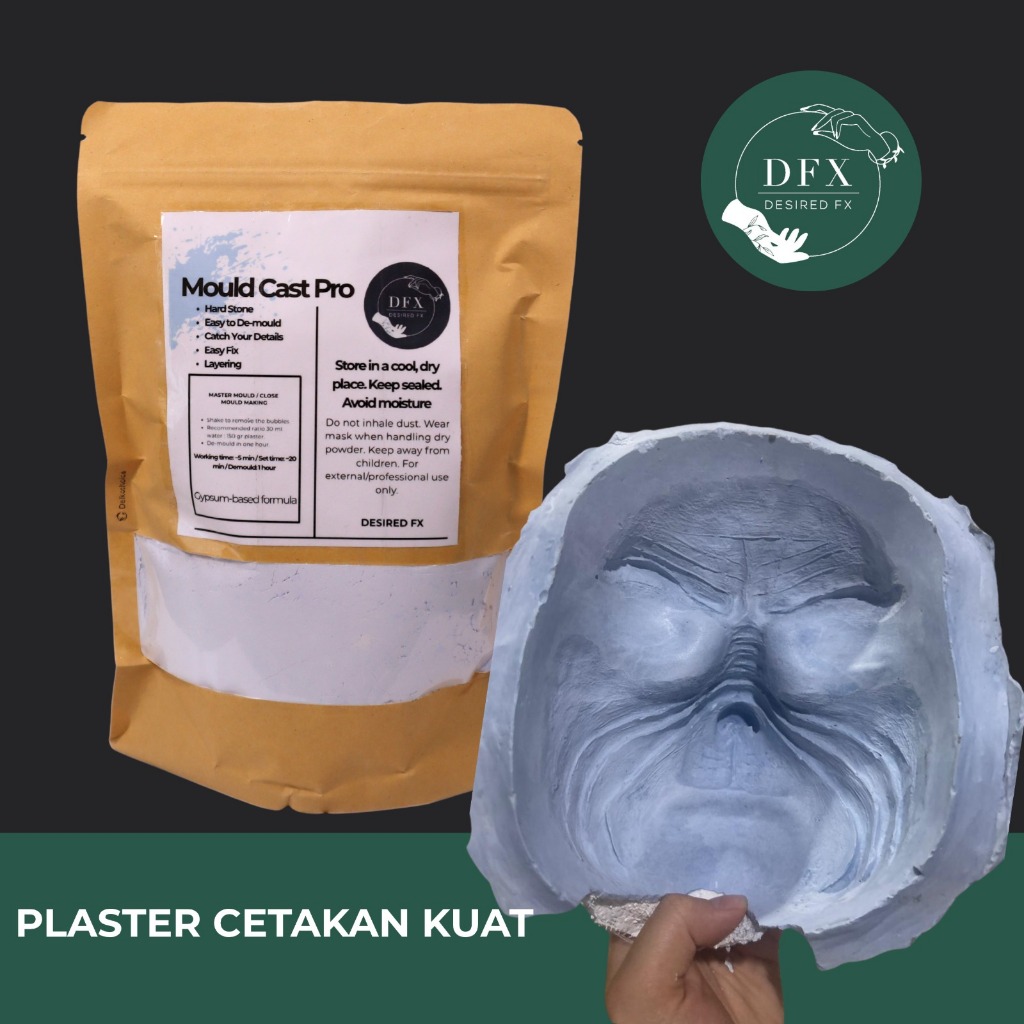 CASTING PLASTER CAMPURAN | DFX FORMULA | CASTING PLASTER | BAHAN CETAKAN WAJAH | MOULDING PLASTER | 