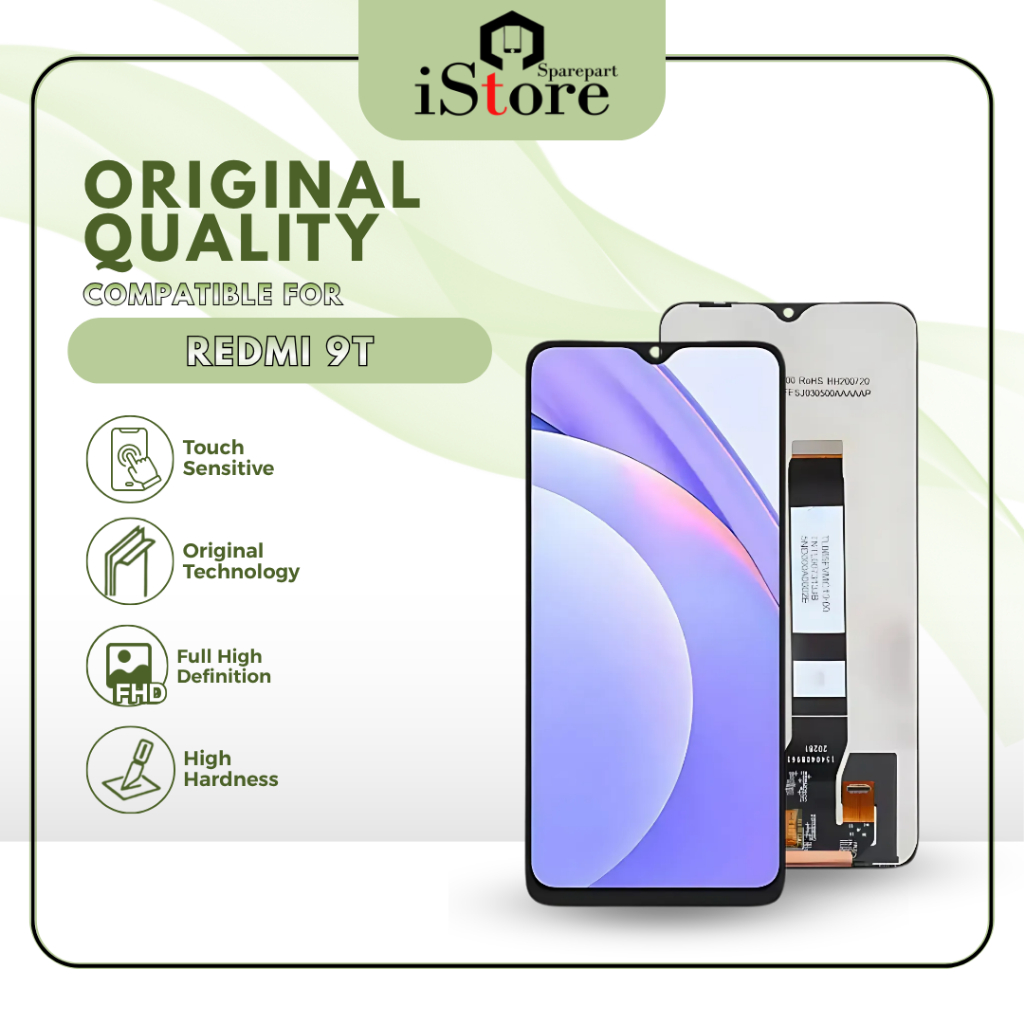iStore Lcd Xiaomi Redmi Note 9 4G / Redmi 9T / Poco M3 Fullset Touchcsreen Original HFIX