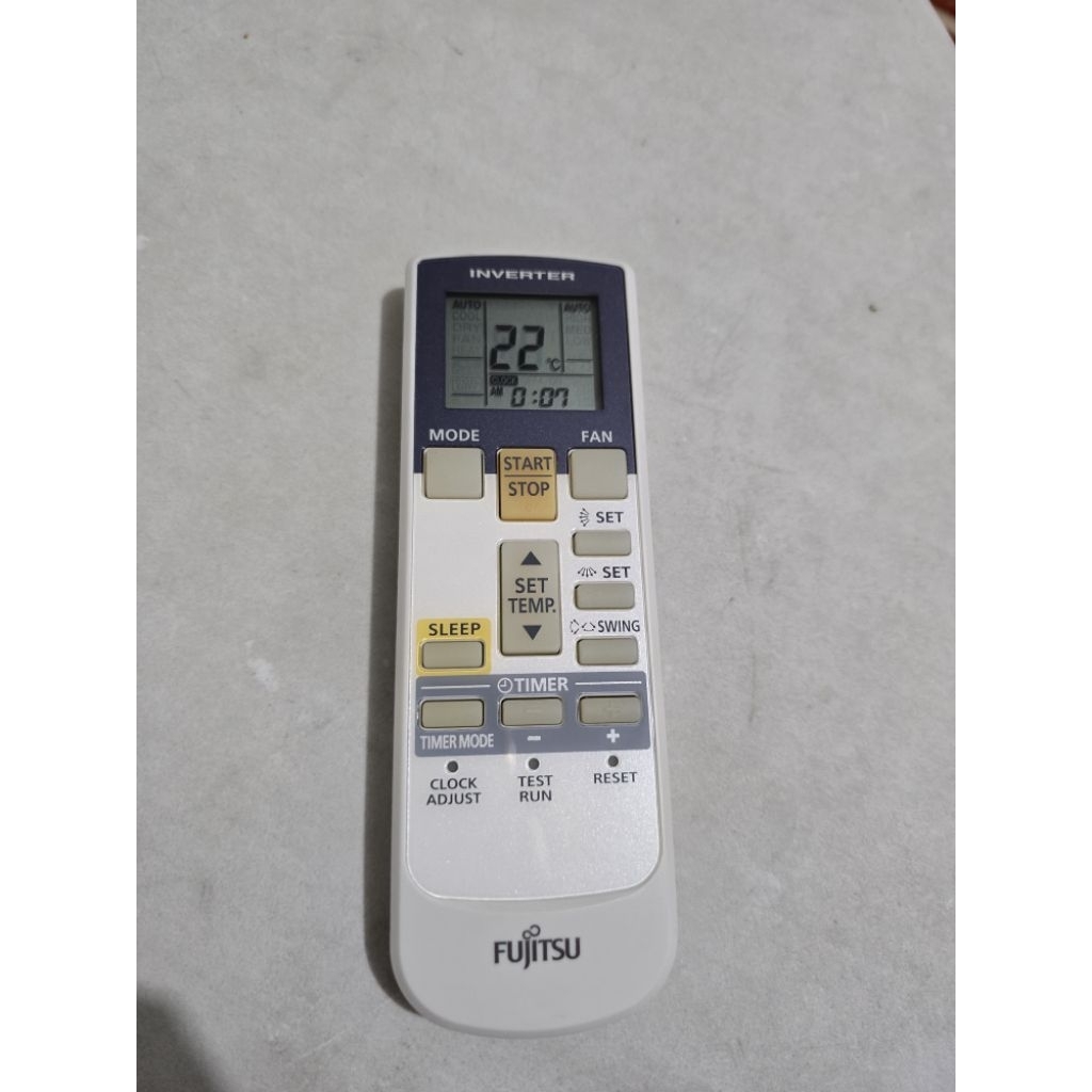 REMOT AC FUJITSU INVERTER ORIGINAL