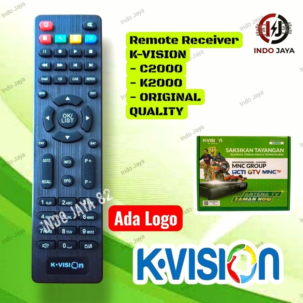 Grosir Remote K-vision Bromo C2000 ORIGINAL Quality ada Logo Remote KVision Ori