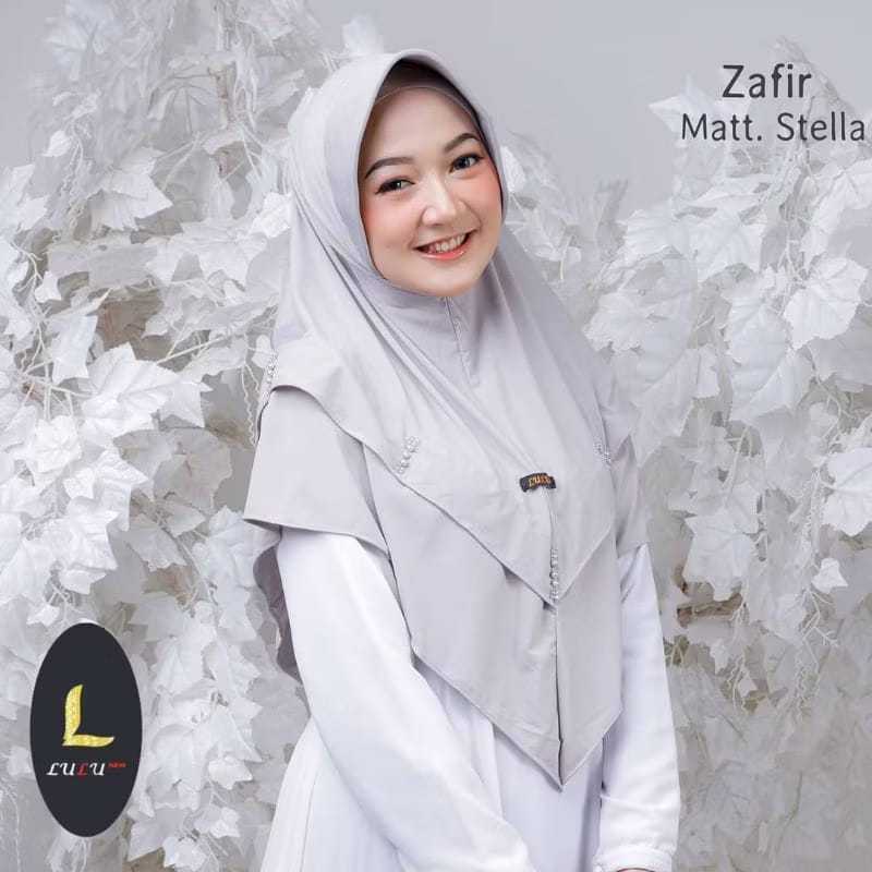 Hijab Lulu Bergo - Jilbab Bergo Jersey - Hijab Jersey Lulu Zafir
