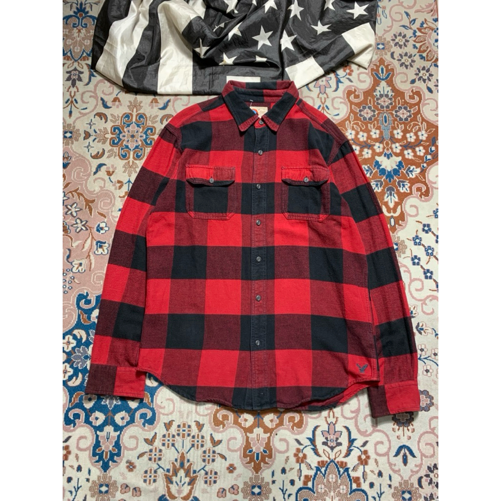 KEMEJA FLANEL AMERICAN EAGLE