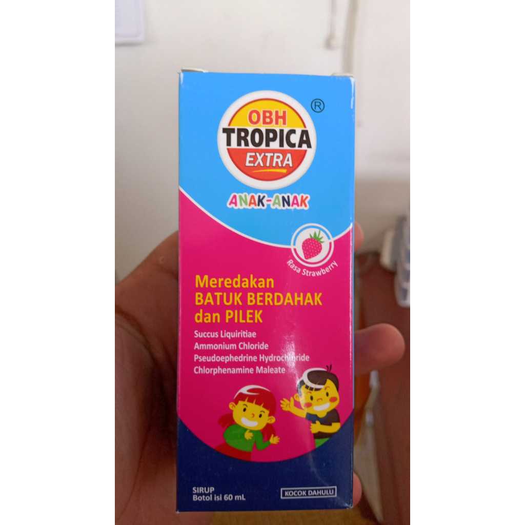 OBH Tropica extra anak batuk berdahak 60 ml ( obat batuk berdahak anak )