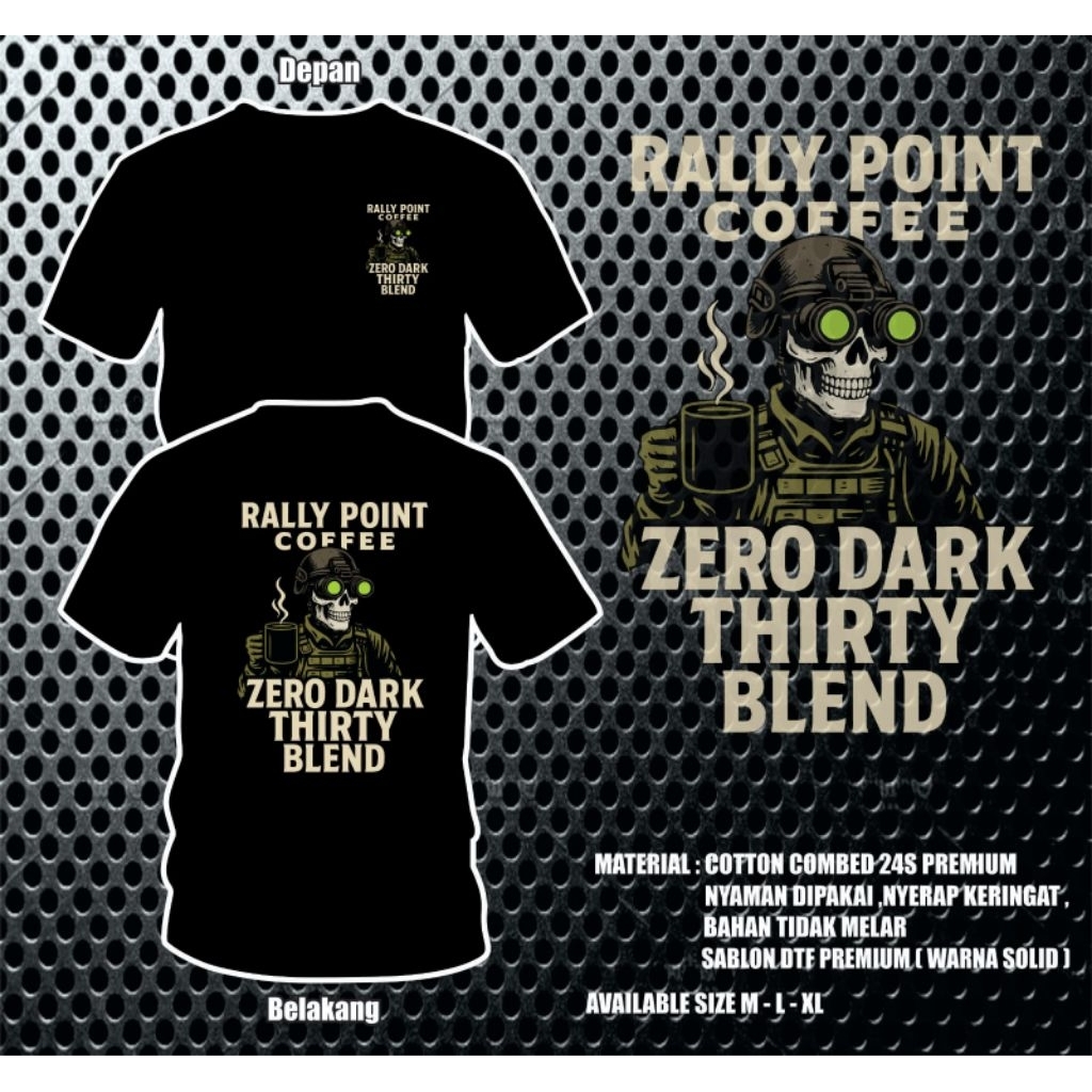 KAOS TACTICAL TSHIRT RALLY POINT COFFEE
