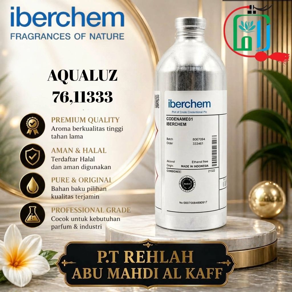 Iberchem - AQUALUZ | Bibit parfume murni segel pabrik kemasan 500 ML/1 KG - Aqua Di Gio Men