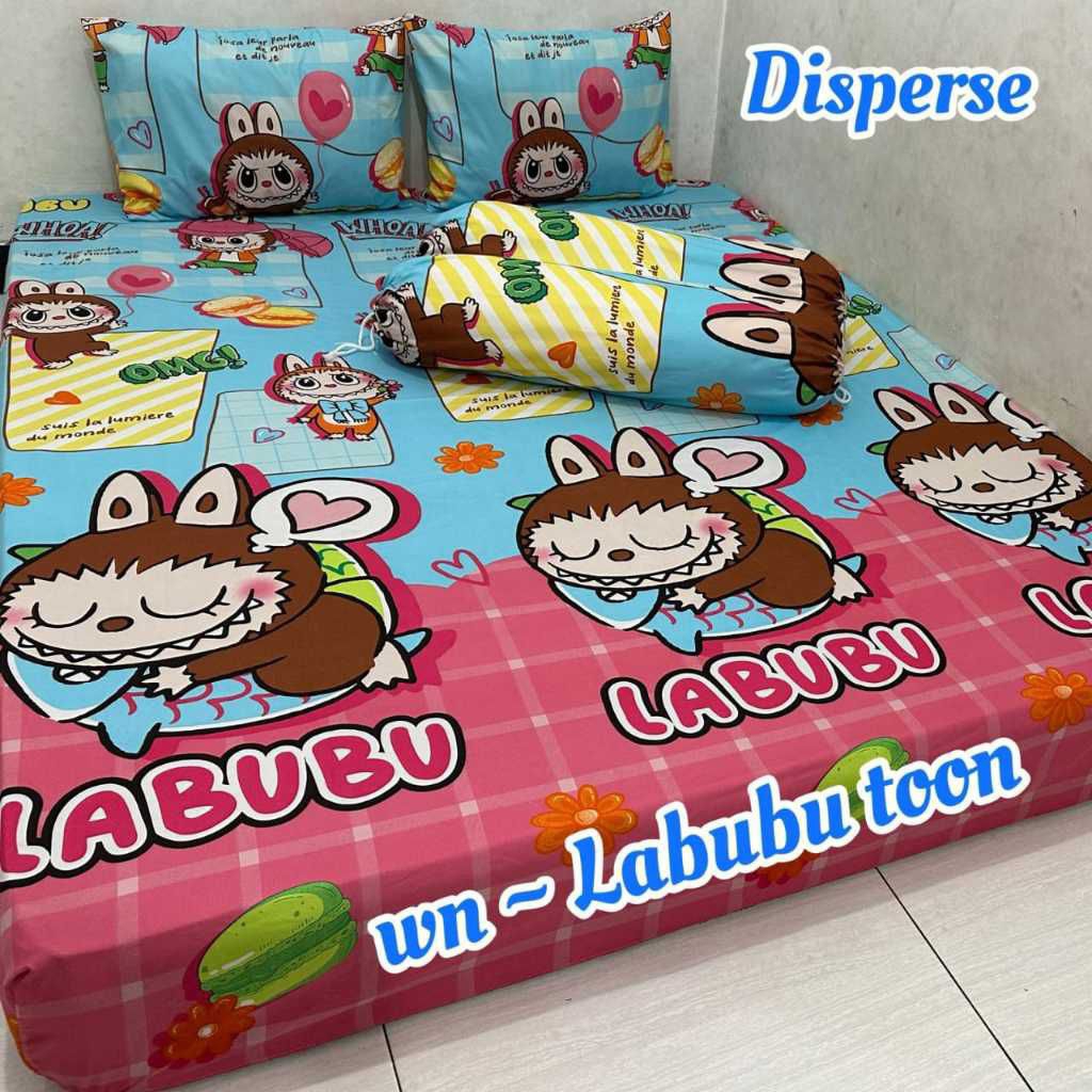 sprei motif kartun sprei anak ukuran 120x200 160x200 180x200 tinggi 20cm