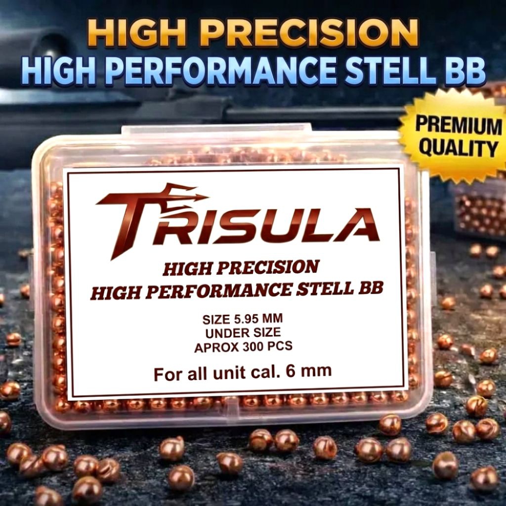 Steel Ball Katapel Bola Bearing 6mm Copper Coated