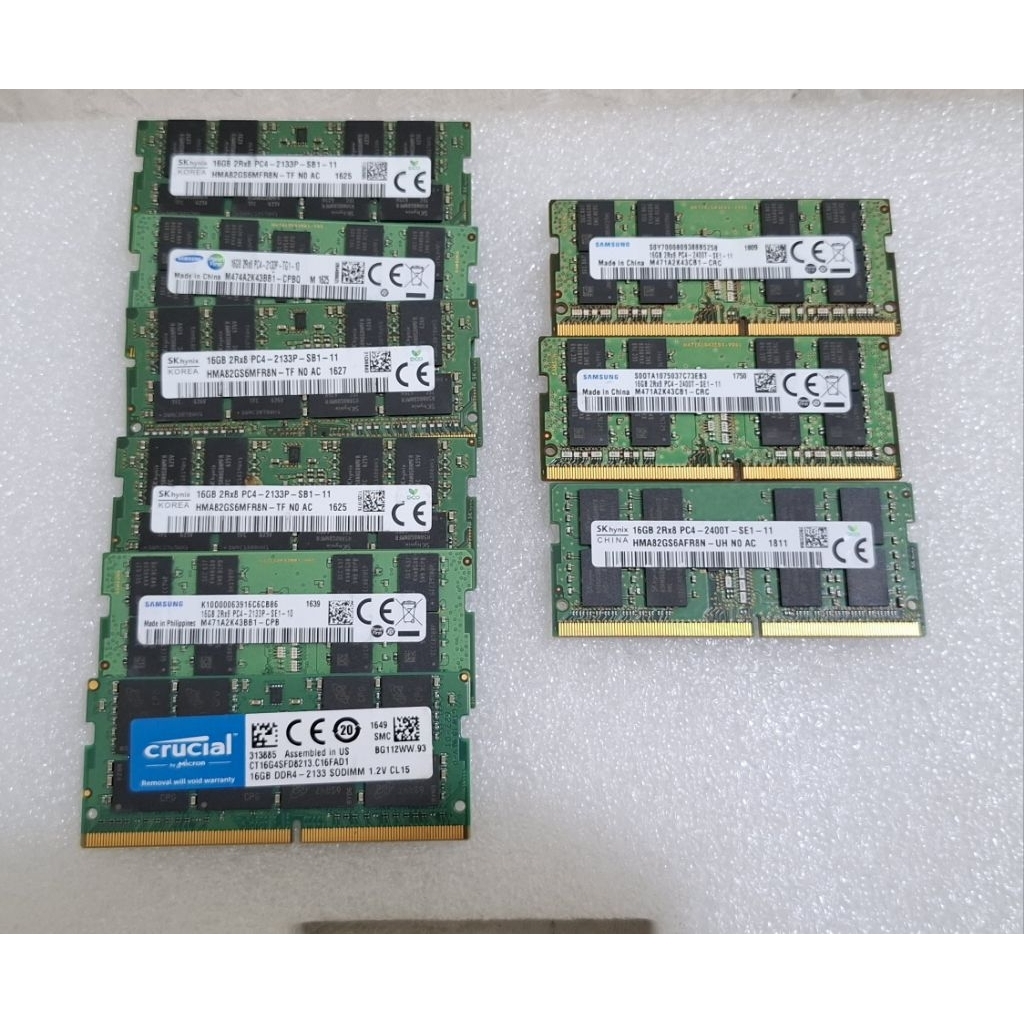 RAM SODIM SEKEN CABUTAN OKE 16GB DDR4 2133 2400T