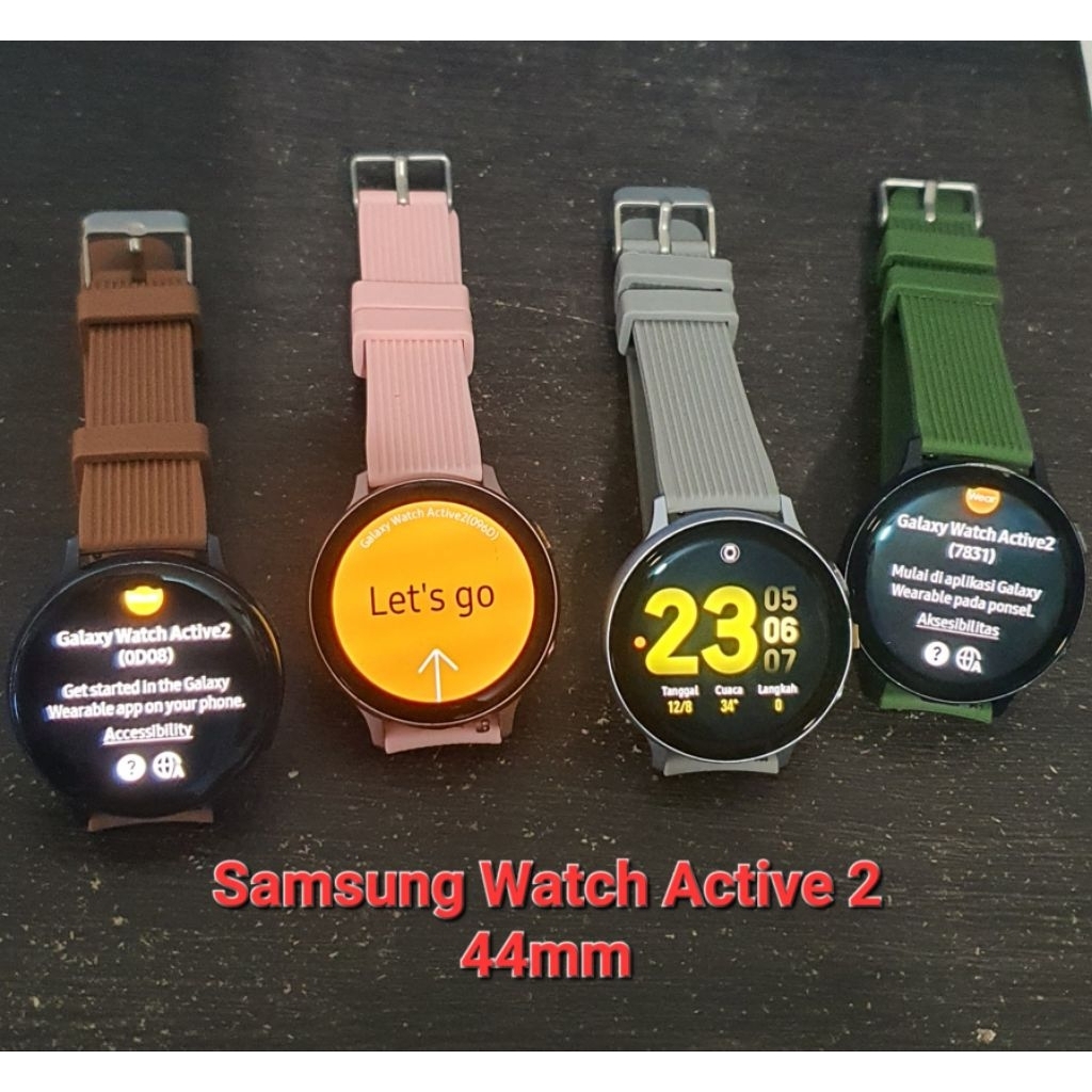 SAMSUNG GALAXY WATCH ACTIVE 2 44MM STAINLESS SECOND 99% LIKE NEW