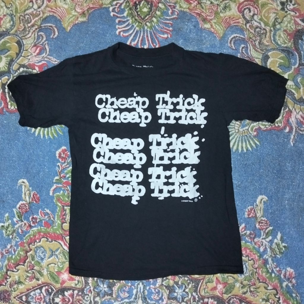 Kaos Band Cheap Trick Tuor Japan 2001 - kaos band vintage 90s