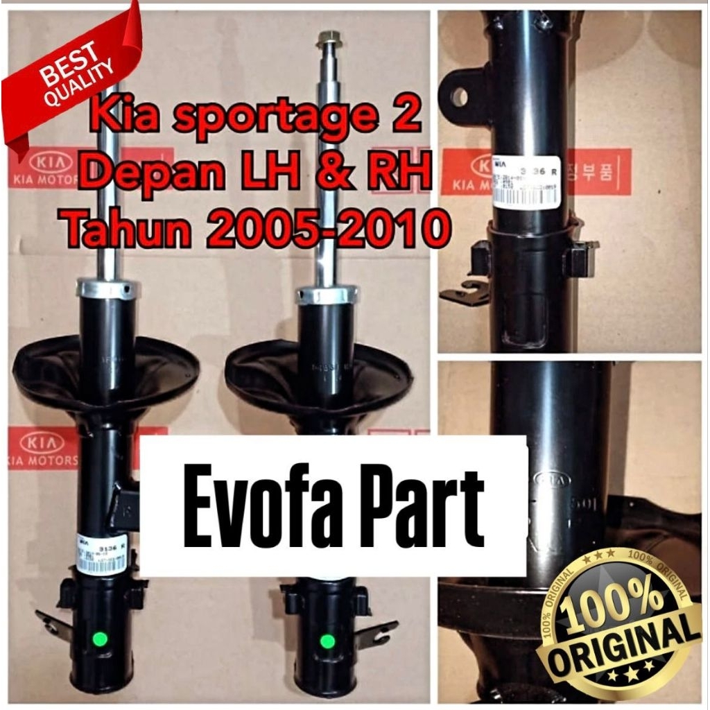 shockbreaker shock absorber kia sportage 2 depan sepasang