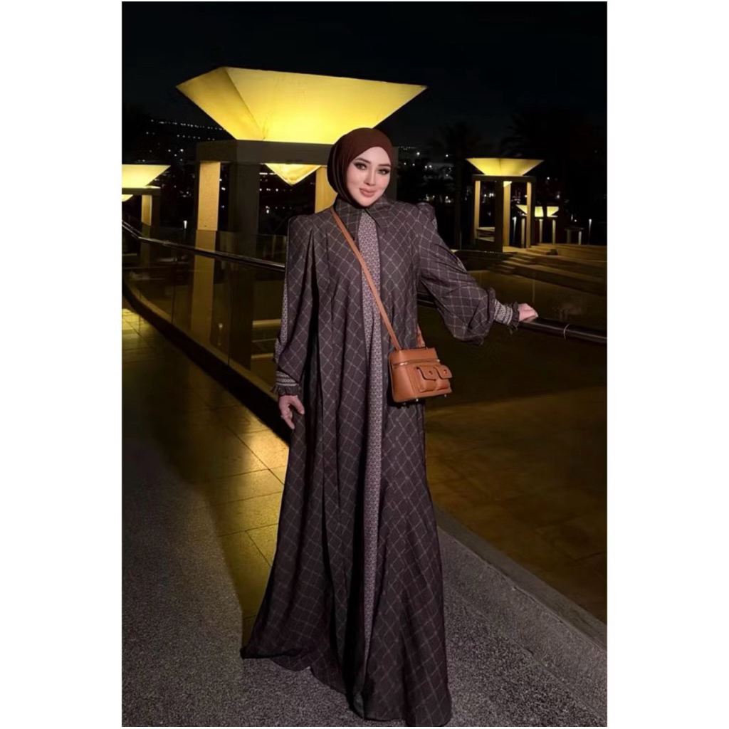 SHELLASAUKIA GAMIS DRESS KATUN ORI BY SHELLASAUKIA