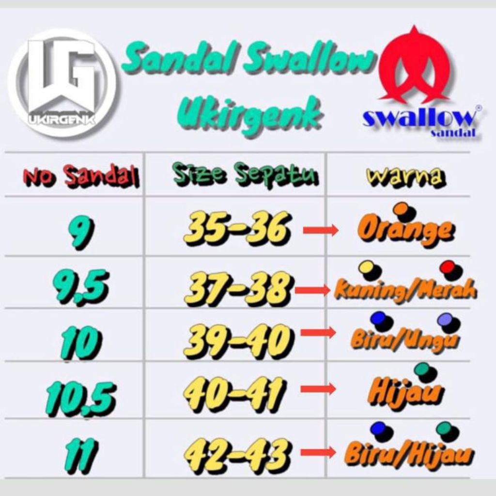 Sandal ukir logo