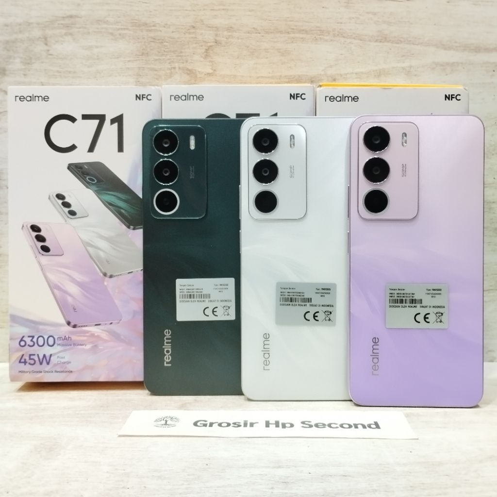 REALME C71 NFC 8/128GB 6/128GB 4/128GB HP SECOND FULLSET