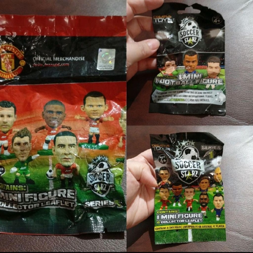 mini figure soccer pemain bola