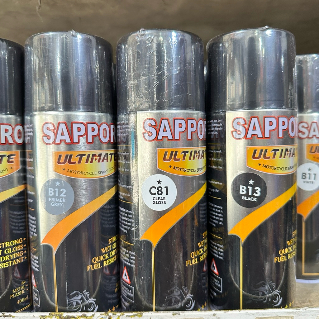Paket 3 kaleng cat semprot Cat Semprot Sapporo Ultimate 400ml