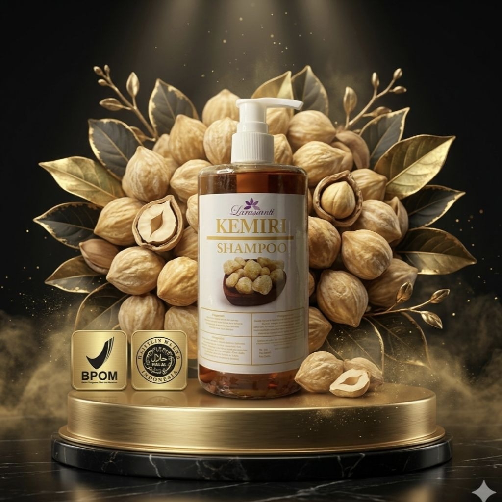 Terlaris LARASSANTI Shampoo Rambut Pelurus Rambut Atasi Ketombe Bercabang Rambut Mengembang Rontok D
