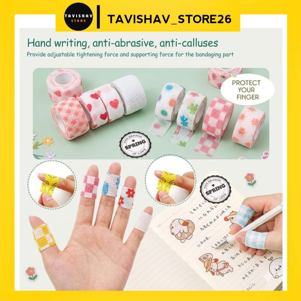 Fingertape Perban Pelindung Jari Elastis | Plester Jari Aman Mudah Digunakan