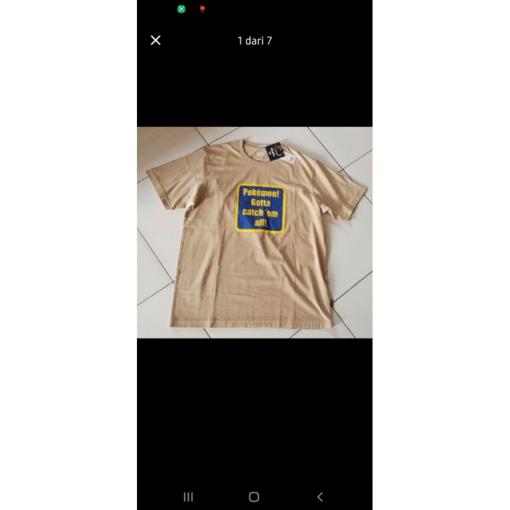 t shirt uniqlo pokemon