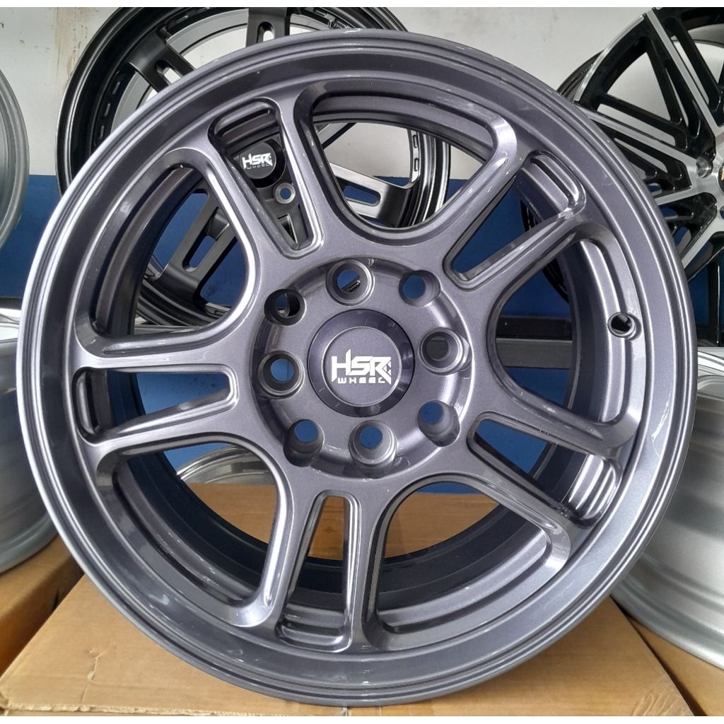 Velg Mobil HSR Ring 14 Nx.Spo HSR R14 lebar 55 pcd 4x100-114,3 velg hsr